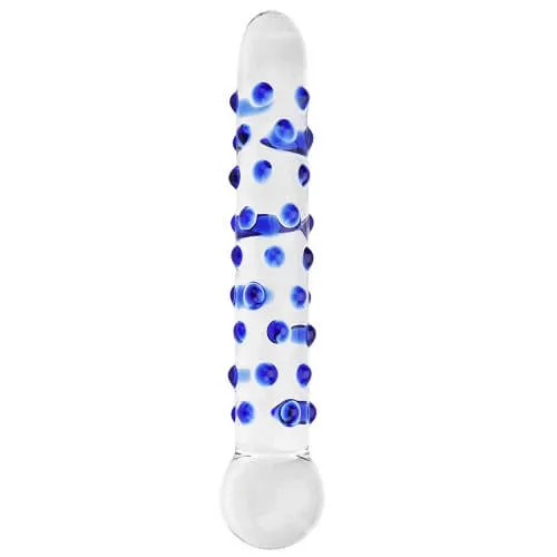 Loving Joy Dildos Spectrum Nubby Textured Glass Dildo