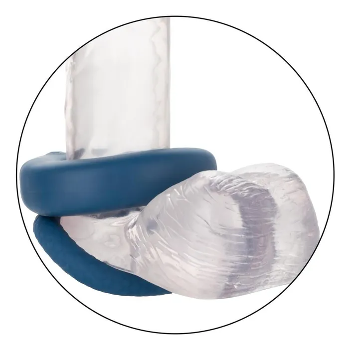Link Up Optimum Vibrating Cock Ring Blue CalExotics Couples Link Up Optimum Vibrating Cock Ring Blue CalExotics Couples