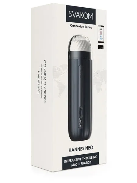 Svakom Hannes Neo App Controlled Rechargeable Interactive Throbbing Warming Masturbator Calvista Male Sex Toys Svakom Hannes Neo App Controlled Rechargeable Interactive Throbbing Warming Masturbator Calvista Male Sex Toys