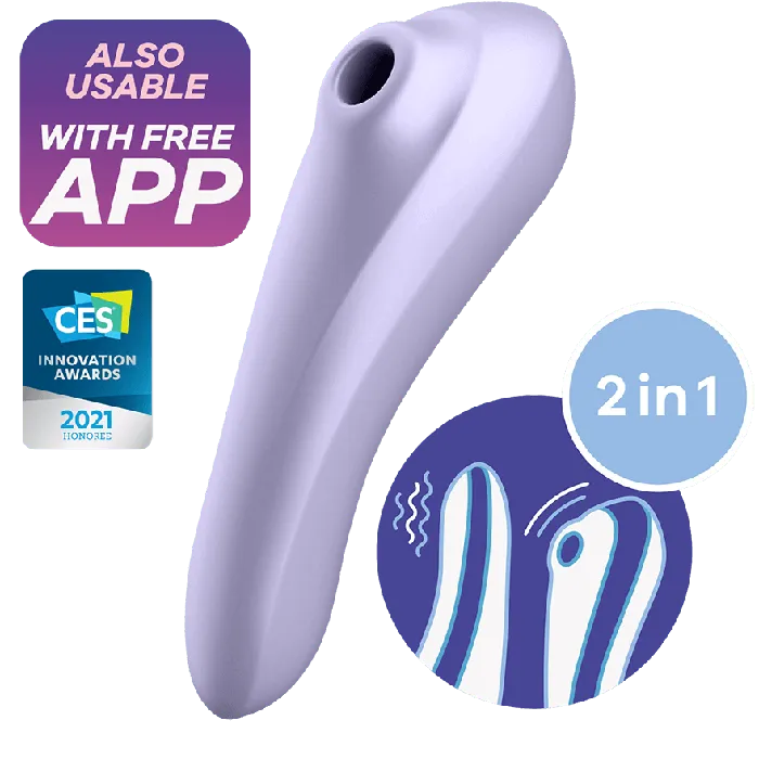 Vibrators Satisfyer Satisfyer Dual Pleasure Air Pulse Vibrator