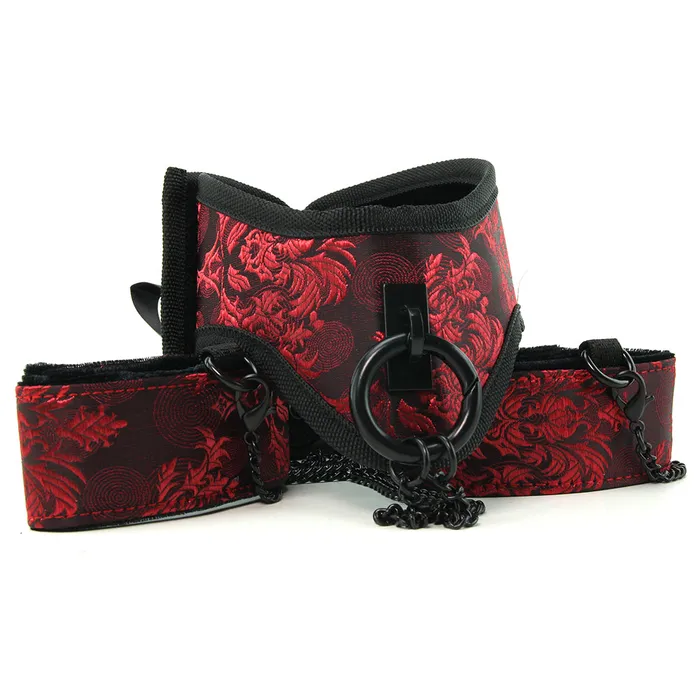 CalExotics Couples Scandal Posture Collar with Cuffs CalExotics Couples Scandal Posture Collar with Cuffs
