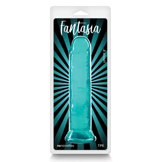 NS Novelties Dildos Fantasia Upper 8 in Jelly Dildo Teal