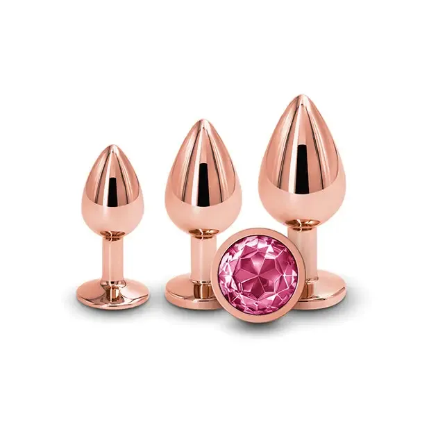 Rear Assets 3Piece Metal Plug Kit NS Novelties Anal Rear Assets 3Piece Metal Plug Kit NS Novelties Anal