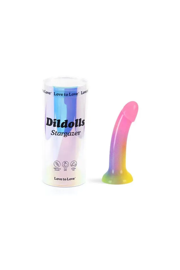 Love to Love Love to Love Dildolls Stargazer Glitter Dildo Multicolour Dildos
