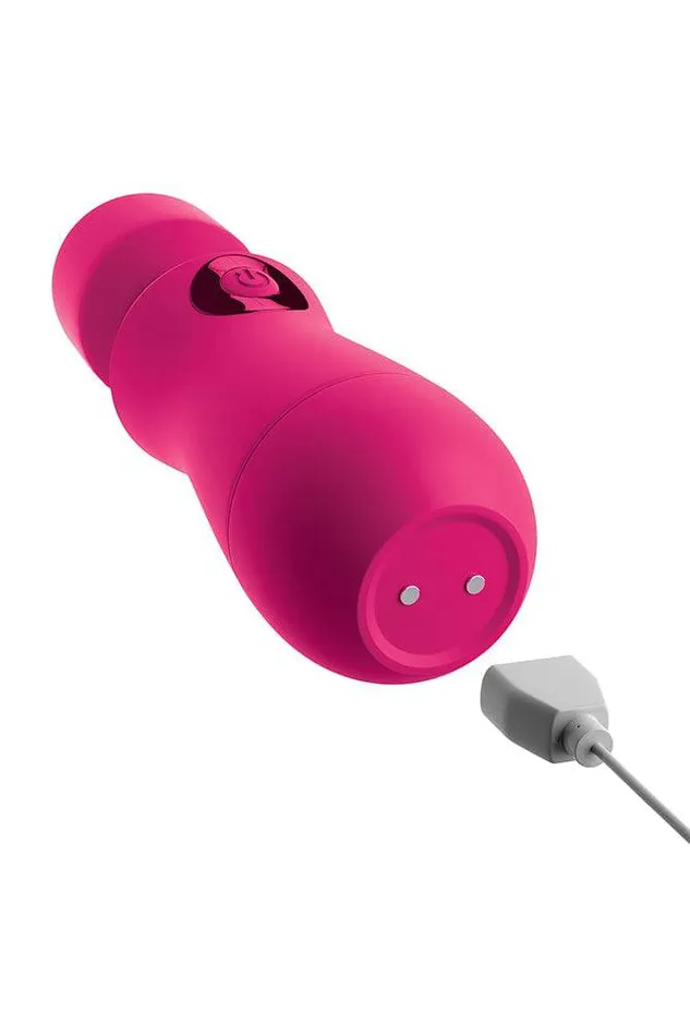 Pipedream OMG Wands Enjoy Rechargeable Wand Fuchsia Pipedream Vibrators
