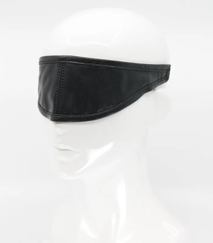 Restraints Leather Blockout Blindfold Love in Leather
