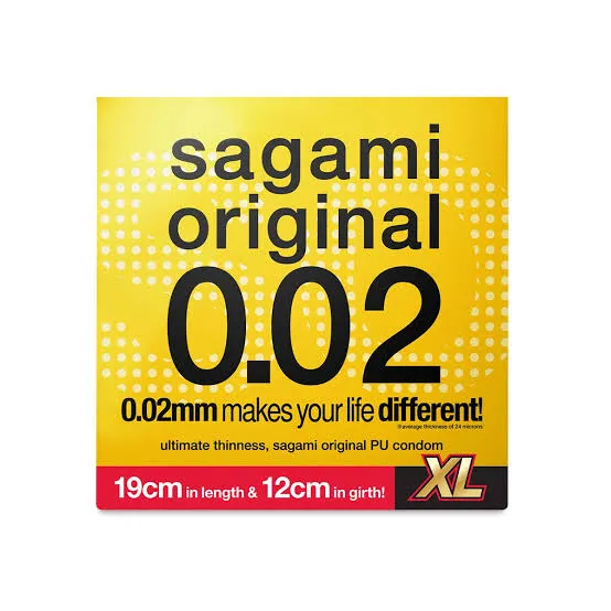 Sagami Male Sex Toys Sagami 002 XL Condom Single Pack