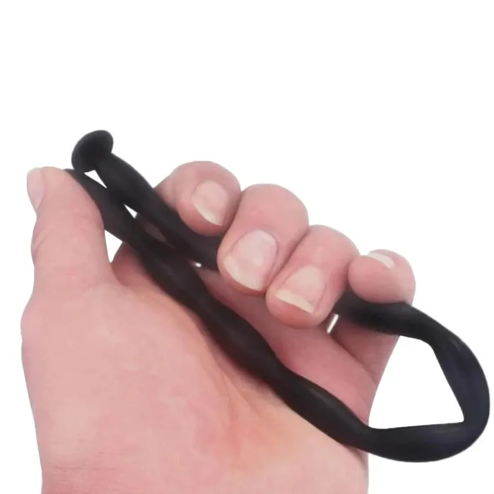 Lovegasm Anal Long Black Silicone Sounds Set
