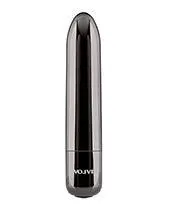 Evolved Real Simple Rechargeable Bullet Black Chrome Evolved Novelties INC Vibrators