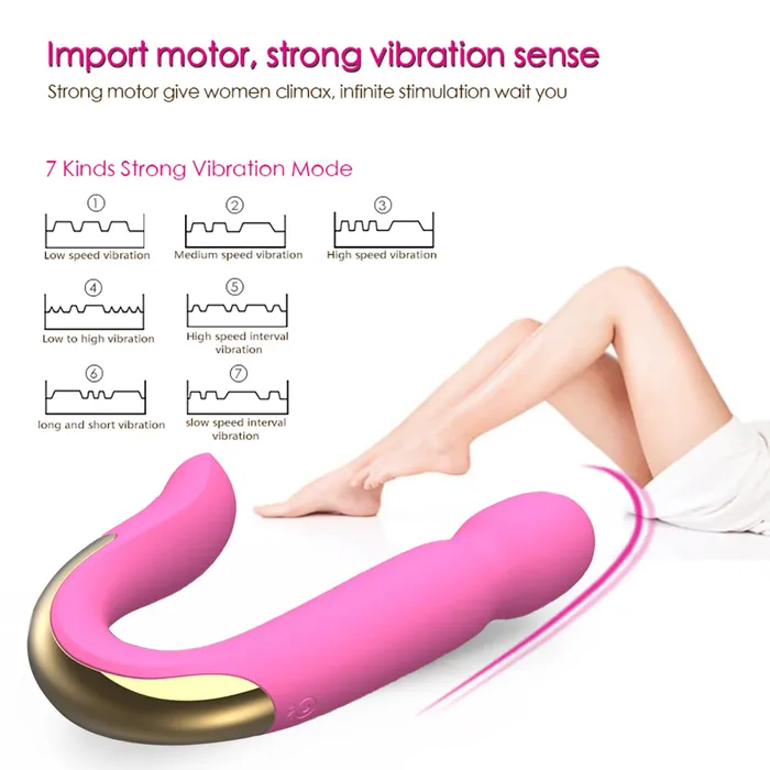Rechargeable 7 Frequencies GSpot Dildo Vibrator Clitoral Stimulation YOSPOSS Female Sex Toys