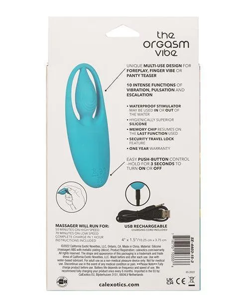 Vibrators California Exotic Novelties Neon Vibes The Orgasm Vibe Blue
