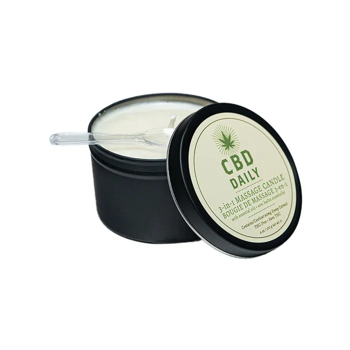 Earthly Body Female Sex Toys Earthly Body CBD Daily Skin Candle 3in1