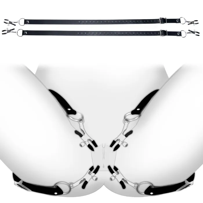 Male Sex Toys Master Series Spread XL Labia Spreader Straps