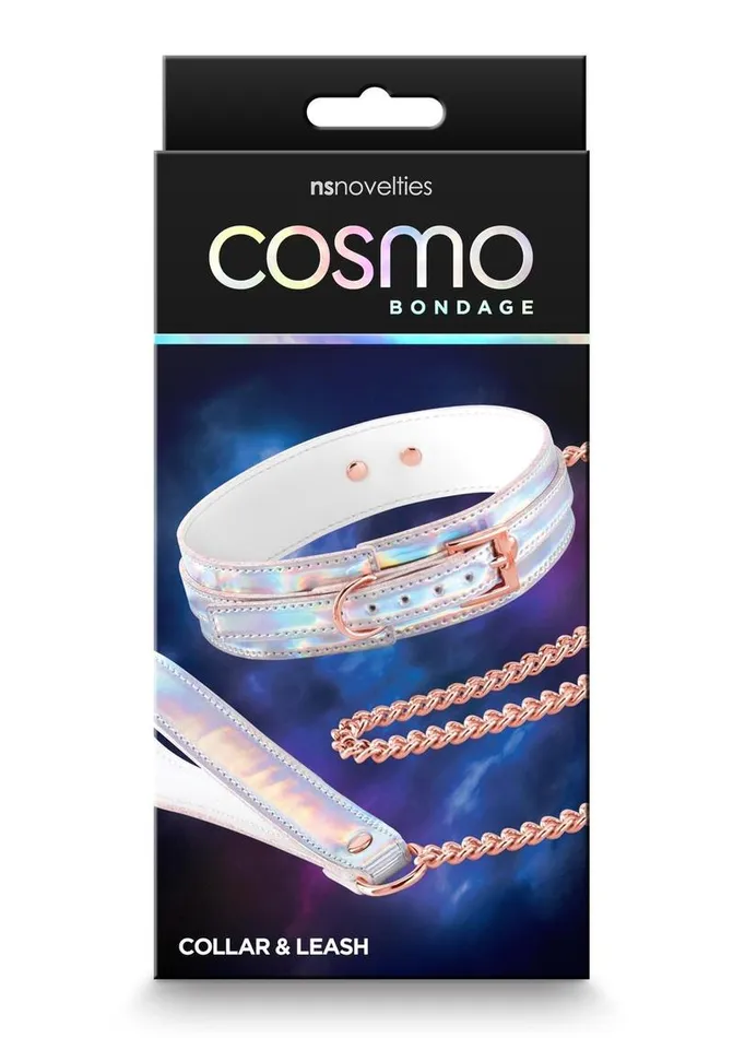 Couples Cosmo Bondage Collar and Leash Cosmo