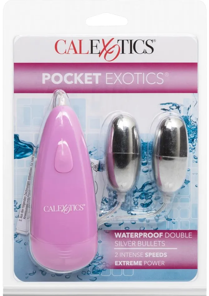Dildos Pocket Exotics Pocket Exotics Double Silver Bullets Dildos Pocket Exotics Pocket Exotics Double Silver Bullets