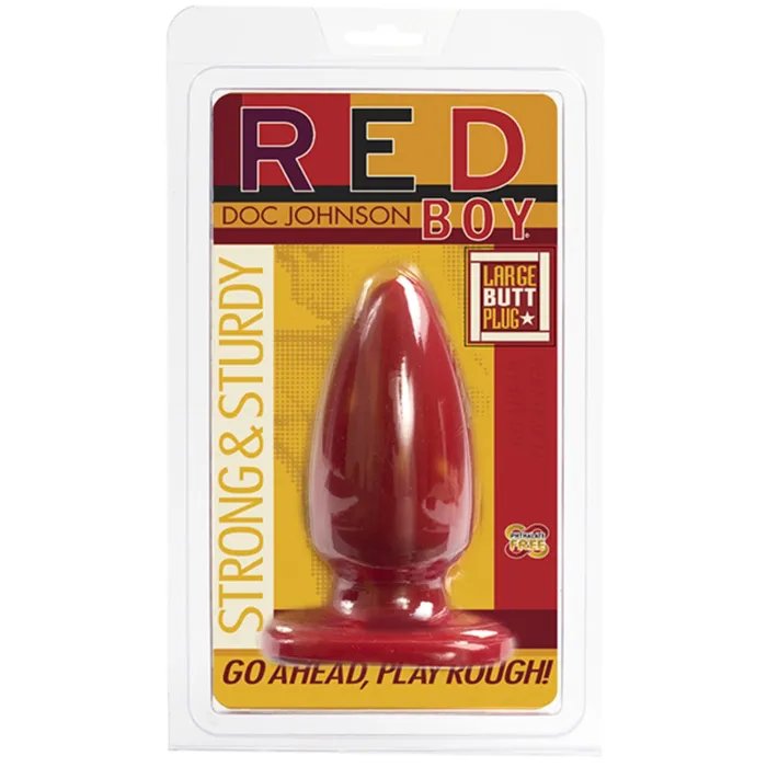 Doc Johnson Red Boy Butt Plug Red Large Doc Johnson Anal