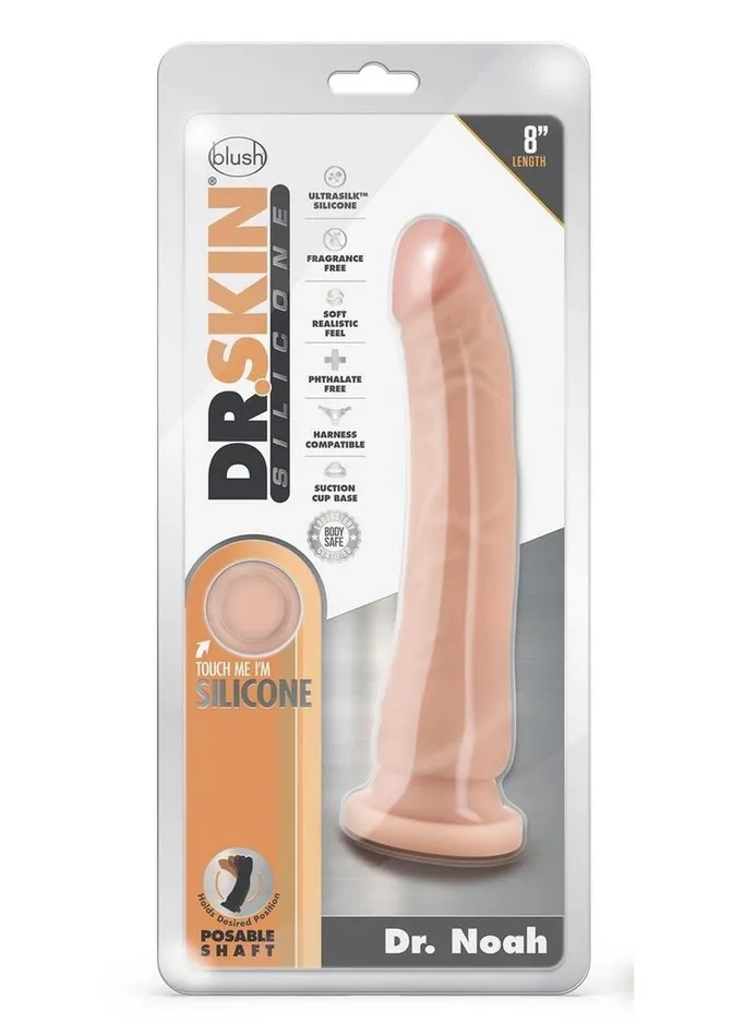 Female Sex Toys Dr Skin Dr Skin Dr Noah Silicone Dildo with Suction Cup