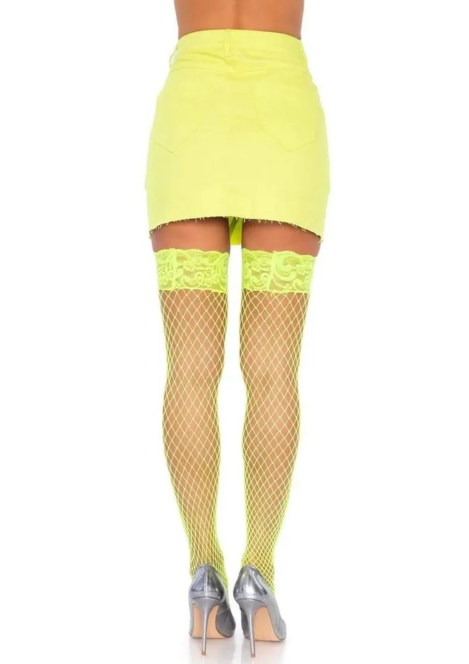 Leg Avenue Spandex Industrial Net Thigh Highs with Stay Up Silicone Lace Top Leg Avenue Female Sex Toys Leg Avenue Spandex Industrial Net Thigh Highs with Stay Up Silicone Lace Top Leg Avenue Female Sex Toys