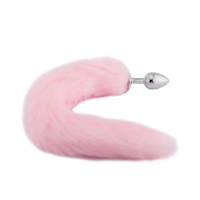 Love Plugs Vibrators Pink Fox Tail 16