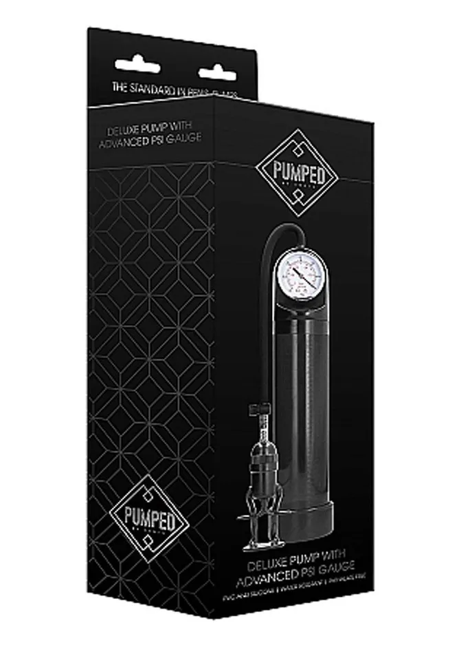 Male Sex Toys Pumped Pumped By Shots Deluxe Penis Pump with Advanced Psi Gauge Male Sex Toys Pumped Pumped By Shots Deluxe Penis Pump with Advanced Psi Gauge