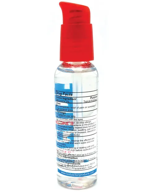 Open Desires Male Sex Toys Anal Glide Extra Anal Lubricant Desensitizer 2 oz Pump Bottle