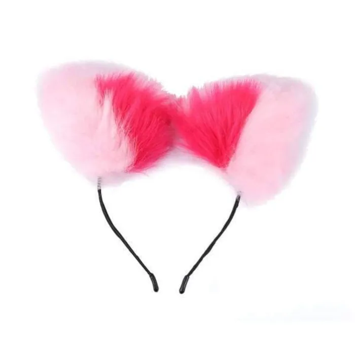 Rosy with Pink Pet Ears Love Plugs Vibrators Rosy with Pink Pet Ears Love Plugs Vibrators