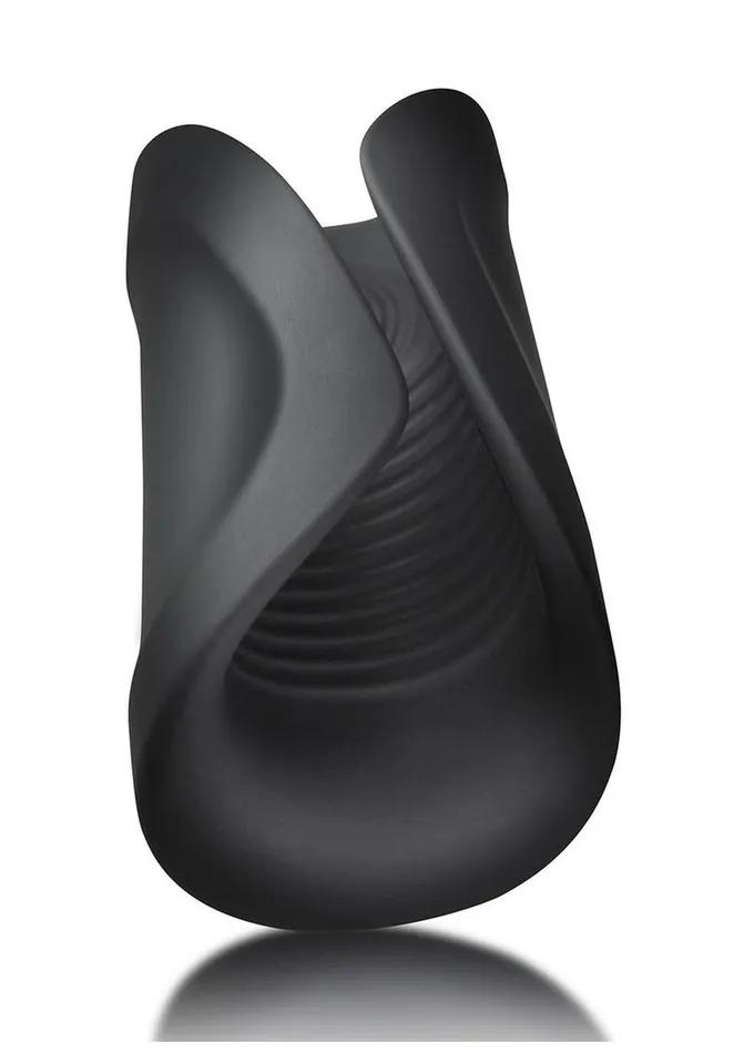 Rush Silicone Vibrating Textured Masturbator Rocks Off Male Sex Toys