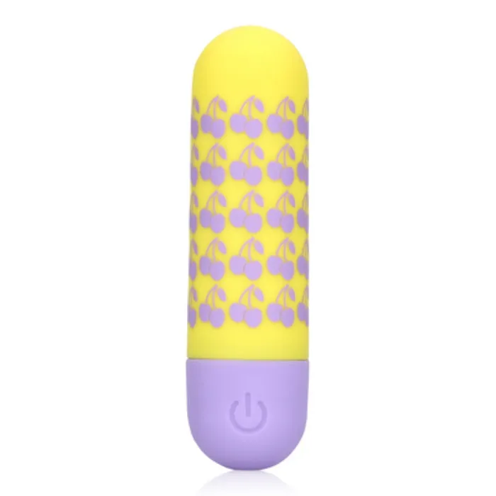 SLine Vibrators SLine I Cherryish You Bullet Vibrator Yellow Purple