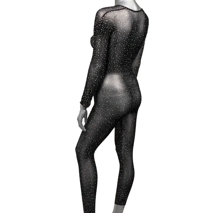 CalExotics Anal Radiance Crotchless Full Body Suit Queen Black CalExotics Anal Radiance Crotchless Full Body Suit Queen Black
