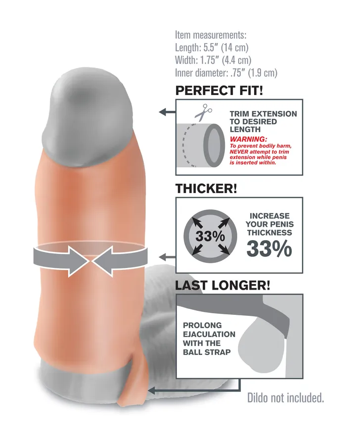 Dildos Fantasy XTensions Real Feel Enhancer Flesh Pipedream Dildos Fantasy XTensions Real Feel Enhancer Flesh Pipedream