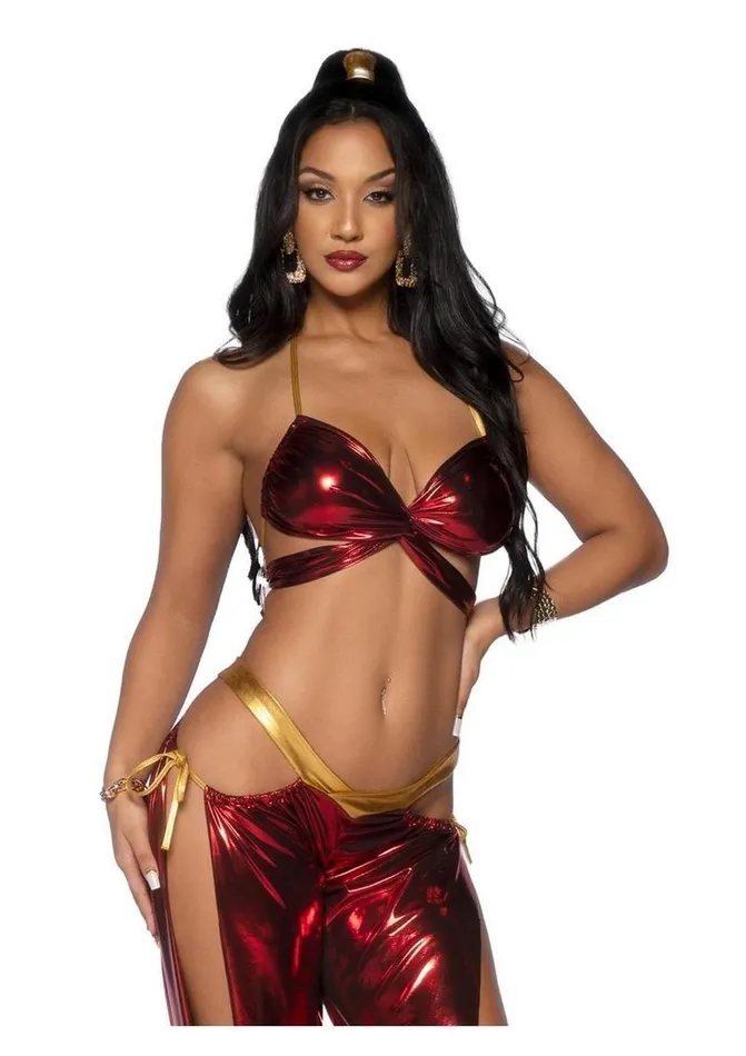 Leg Avenue Male Sex Toys Leg Avenue Ruby Desert Princess Lame Bikini Top and Split Leg CutOut Harem Pants with Side Ties Leg Avenue Male Sex Toys Leg Avenue Ruby Desert Princess Lame Bikini Top and Split Leg CutOut Harem Pants with Side Ties