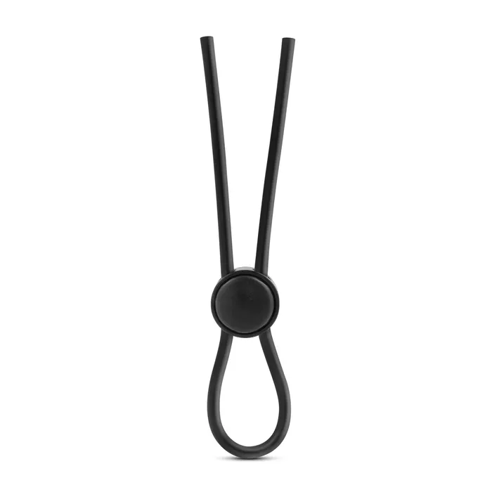 Blush Male Sex Toys Stay Hard Silicone Loop Cock Ring Black