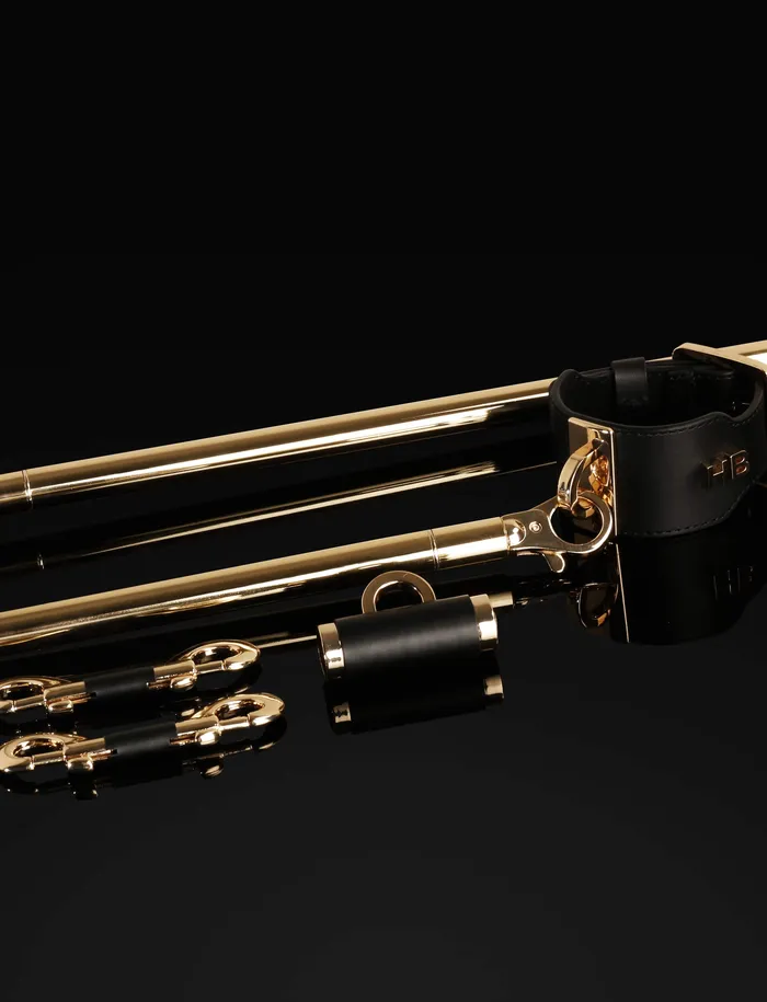 Couples Honey Birdette Fashion Fetish Leather Spreader Bar
