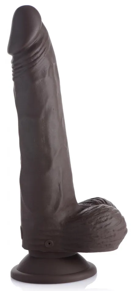 Female Sex Toys Easy Riders Easy Riders 8 Thrusting Dildo With Balls Dark