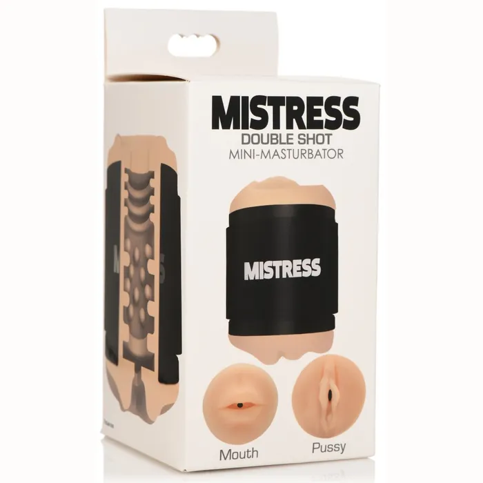 Mistress Mistress Double Shot Mini Masturbator Mouth Pussy Light Male Sex Toys Mistress Mistress Double Shot Mini Masturbator Mouth Pussy Light Male Sex Toys