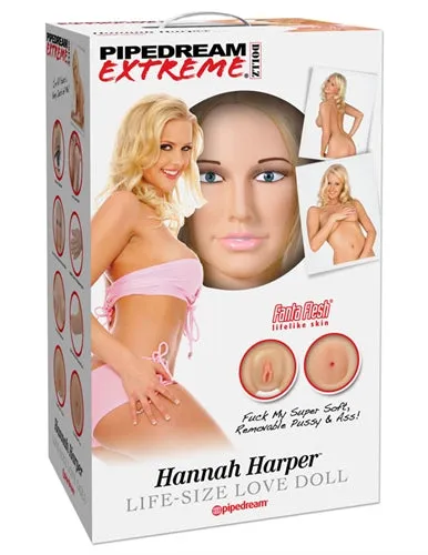 Pipedream Extreme Dollz Hannah Harper Life Size Love Doll Pipedream Male Sex Toys