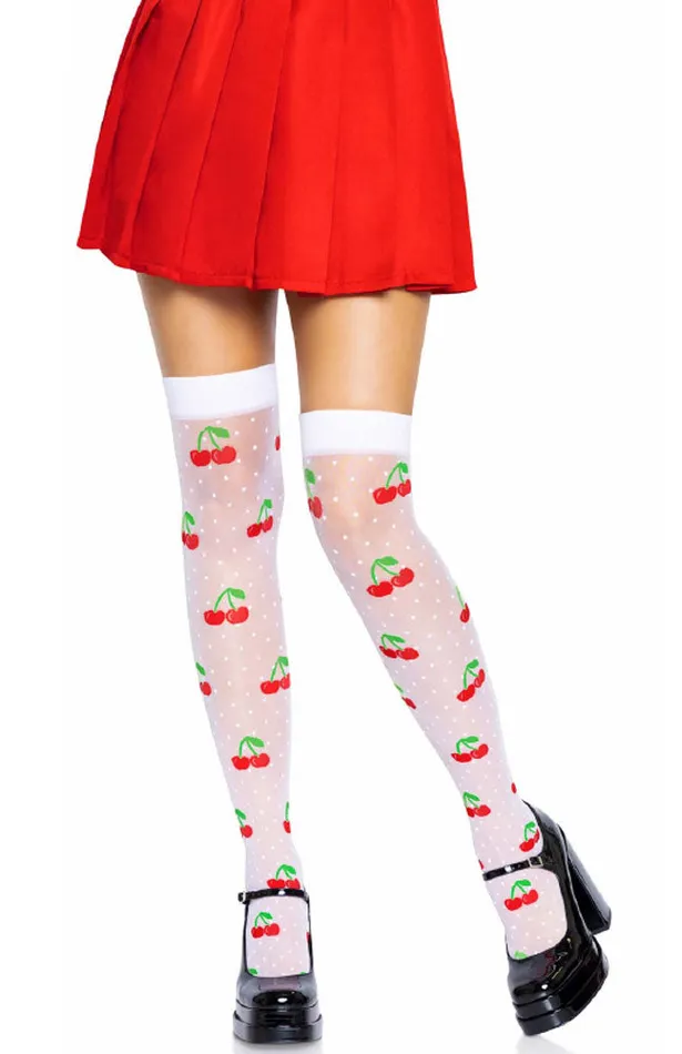 Sheer Polka Dot Cherry Thigh Highs One Size Whitered 2024 Holiday Sale Specials Vibrators Sheer Polka Dot Cherry Thigh Highs One Size Whitered 2024 Holiday Sale Specials Vibrators