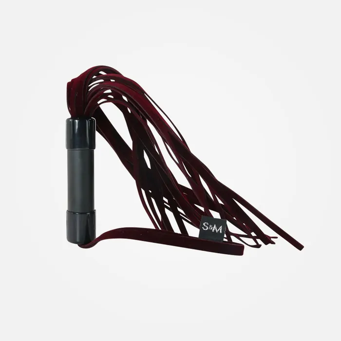 Sportsheets Sex Mischief Red Tassle Flogger Whip Vibrators Sportsheets Sex Mischief Red Tassle Flogger Whip Vibrators