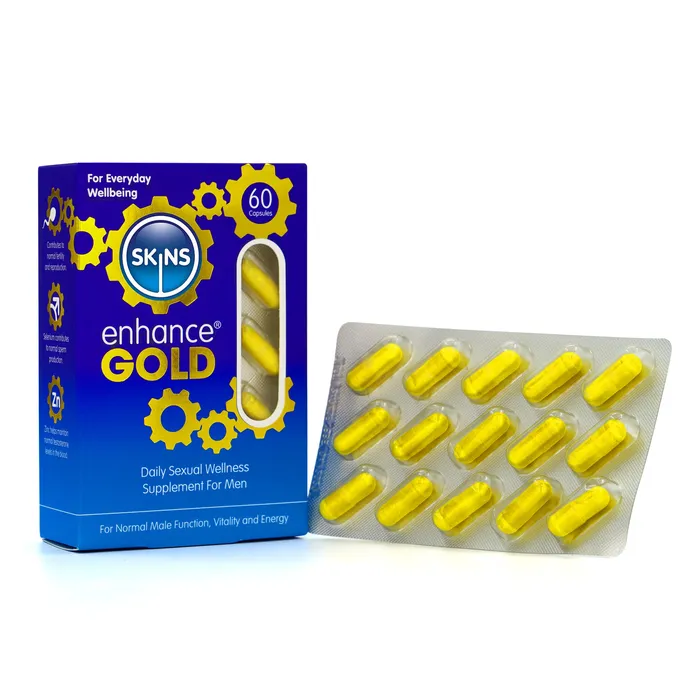 Vibrators Skins Enhance Gold Pill 60 Pack Skins